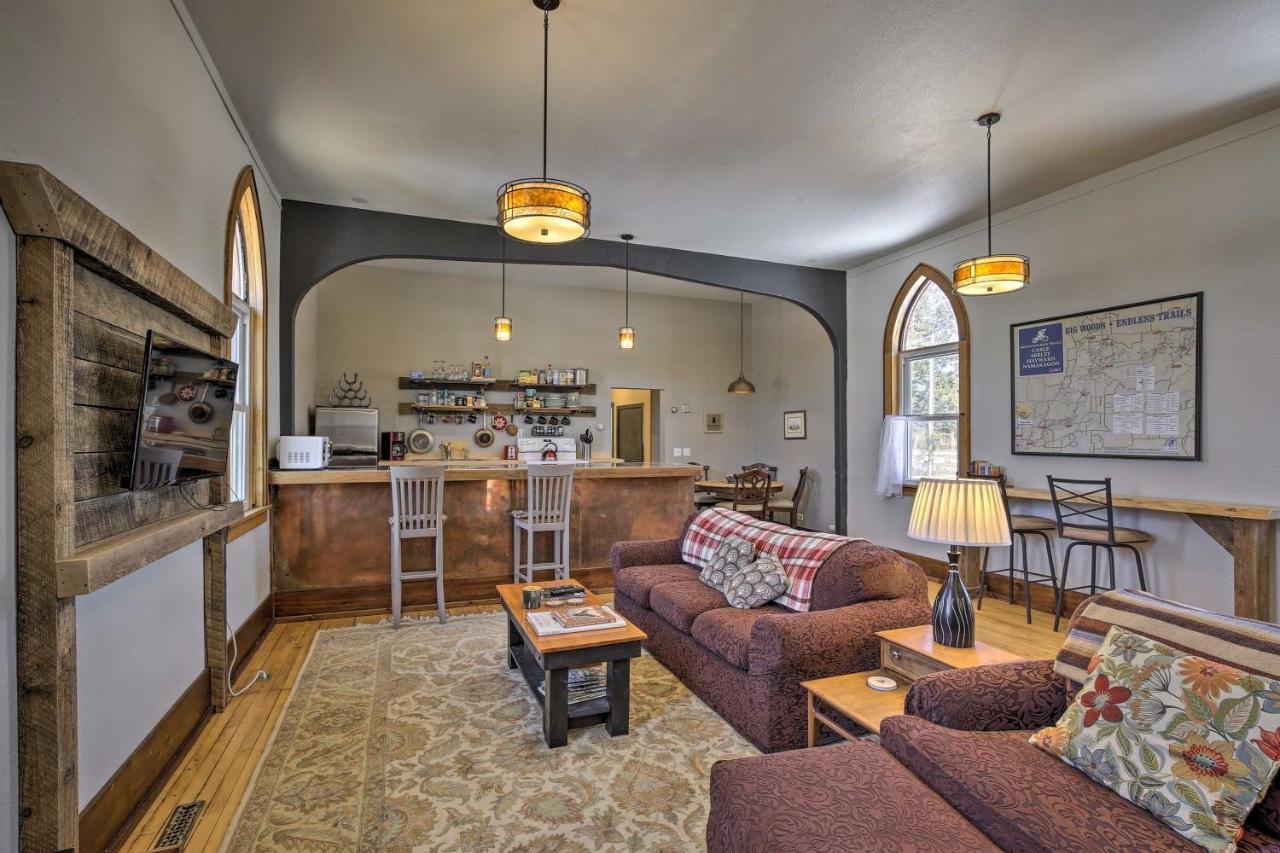 Renovated Historic Church Along Namekagon River! Seeley Экстерьер фото