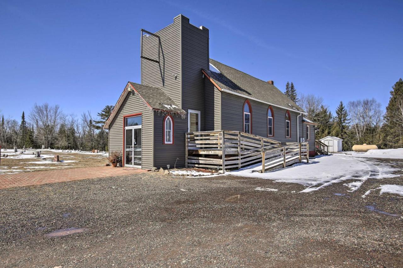 Renovated Historic Church Along Namekagon River! Seeley Экстерьер фото